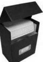 Flip Top CD/DVD Storage Box Black Flip Top CD/DVD Storage Box Black