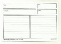 Double Sided Printed Index Cards 